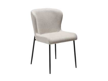 glam chair cashmere boucle fabric w black metal legs 100206108 01 main