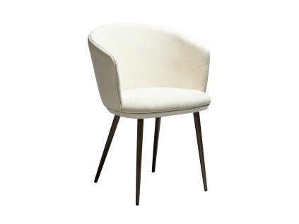 hey armchair frosted almond boucle fabric w frosted almond faux w antique brass legs 100800106 01 main