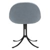 dolo chair blue fog boucle fabric w antique pewter swivel legs 100700113 04 back