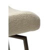glam chair frosted almond boucle fabric w antique brass swivel legs 100208327 08 detail3