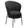 orbit chair raven black boucle fabric w black metal legs 100207109 01 main