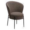 orbit chair major brown rpes boucle fabric w black metal legs 100207119 01 main