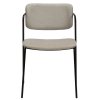zed chair desert sand fabric w black metal legs 100103103 02 front