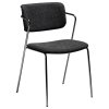 zed chair pebble grey boucle w chrome legs 100103150 01 main