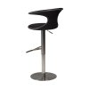 flair bar stool black leather w brushed steel base 200222585 02 back