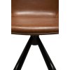gaia counter stool vintage light brown art leather w black legs 200200220 detail 4
