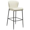 glam bar stool simply beige boucle fabric w black metal legs 200206106 01 main