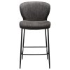 glory counter stool raven black boucle w black metal legs 200306150 02 front