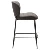 glory counter stool raven black boucle w black metal legs 200306150 03 profile