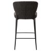glory counter stool raven black boucle w black metal legs 200306150 04 back