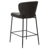 glory counter stool raven black boucle w black metal legs 200306150 05 back angle