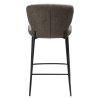 glory counter stool major brown boucle fabric w black metal legs 200306170 04 back