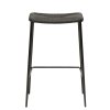 stiletto counter stool black paper cord with black metal legs 300232810 04 back