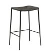 stiletto counter stool black paper cord with black metal legs 300232810 05 back angle