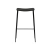 Barová židle STILETTO, černá, nízká