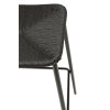 stiletto counter stool black paper cord with black metal legs 300232810 09 detail4