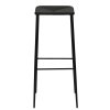 stiletto bar stool black paper cord w black metal legs 200232810 03 profile