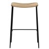 stiletto counter stool natural paper cord w black metal legs 300232820 04 back