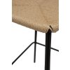 stiletto counter stool natural paper cord w black metal legs 300232820 08 detail3