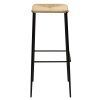 stiletto bar stool natural paper cord with black conical metal legs 200232820 03 profile