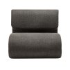 dubna lounge chair pebble grey boucle fabric 700700701 02 front