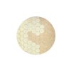 washable rug round honeycomb golden lorena canals 1