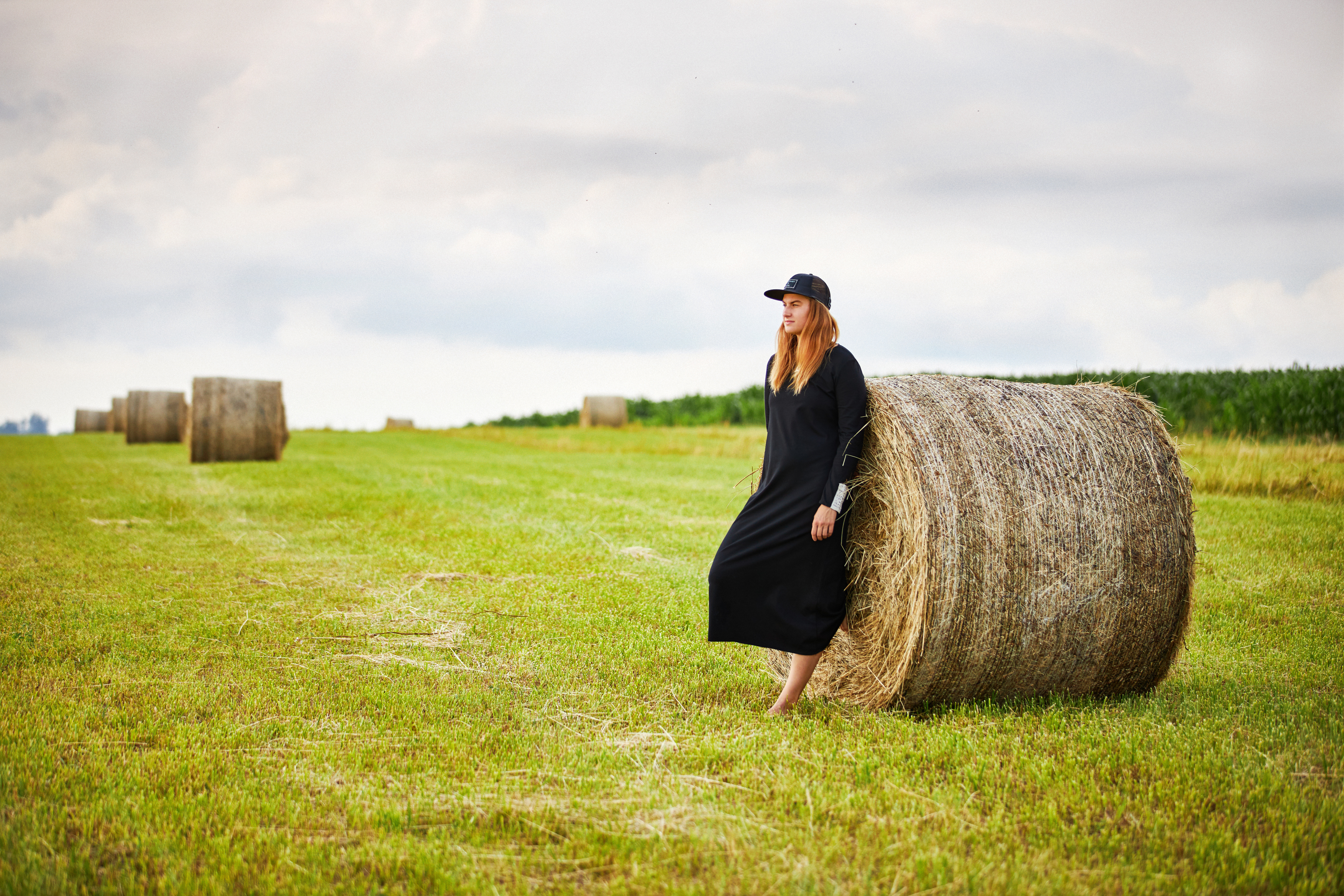 Dlouhé černé šaty