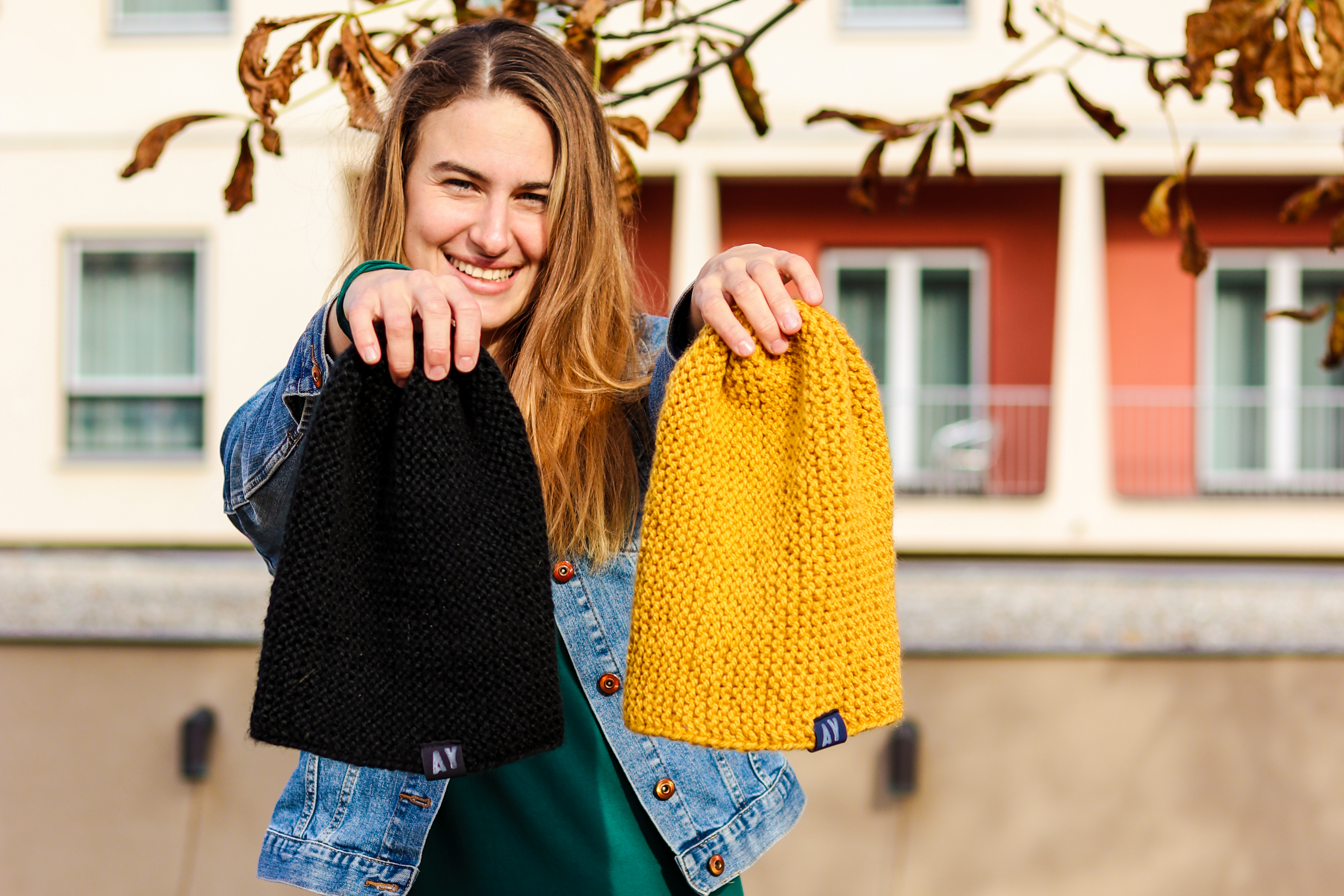 Zimní čepice pletená v teple Česka