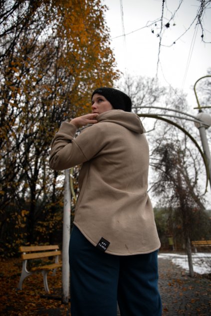 Béžová mikina unisex