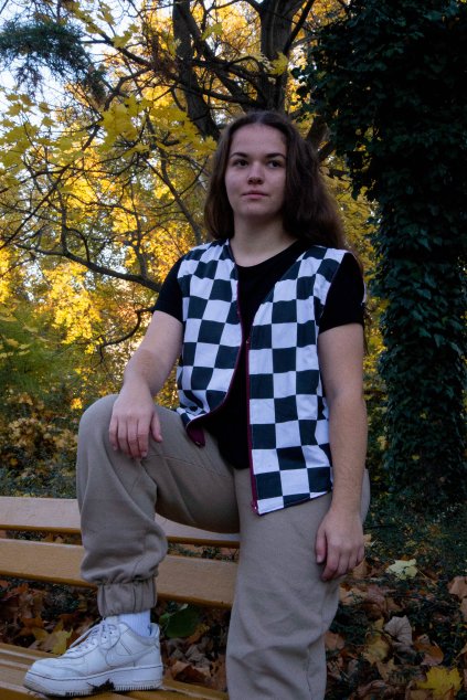 c api yamu recycled it damska vesta vinova kostkovana cerna bilaDSC 7961