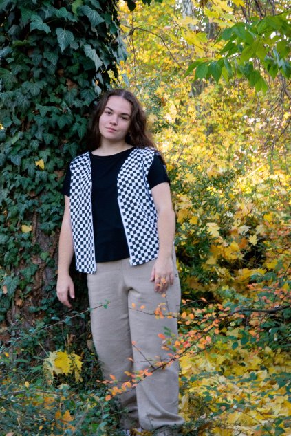 d kostkovana tenka unisex vesta api yamuDSC 8036