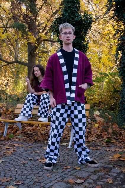 e kostkovane unisex kimono api yamud kostkovane unisex kimono api yamue API YAMU UNISEXOVE OBOUSTRANNE KIMONODSC 7706