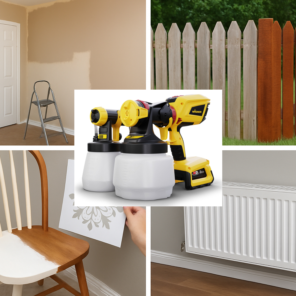 TOP 5 projektů, které zvládnete doma díky stříkací technice Wagner – inspirace