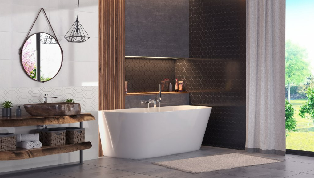 Moderní koupelna Art Deco