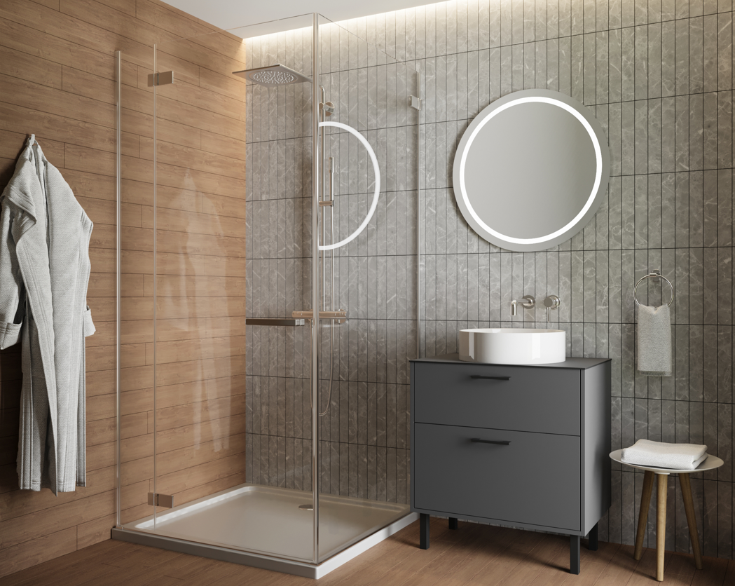 Koupelnový nábytek na nožičkách nebo v závěsném provedení?