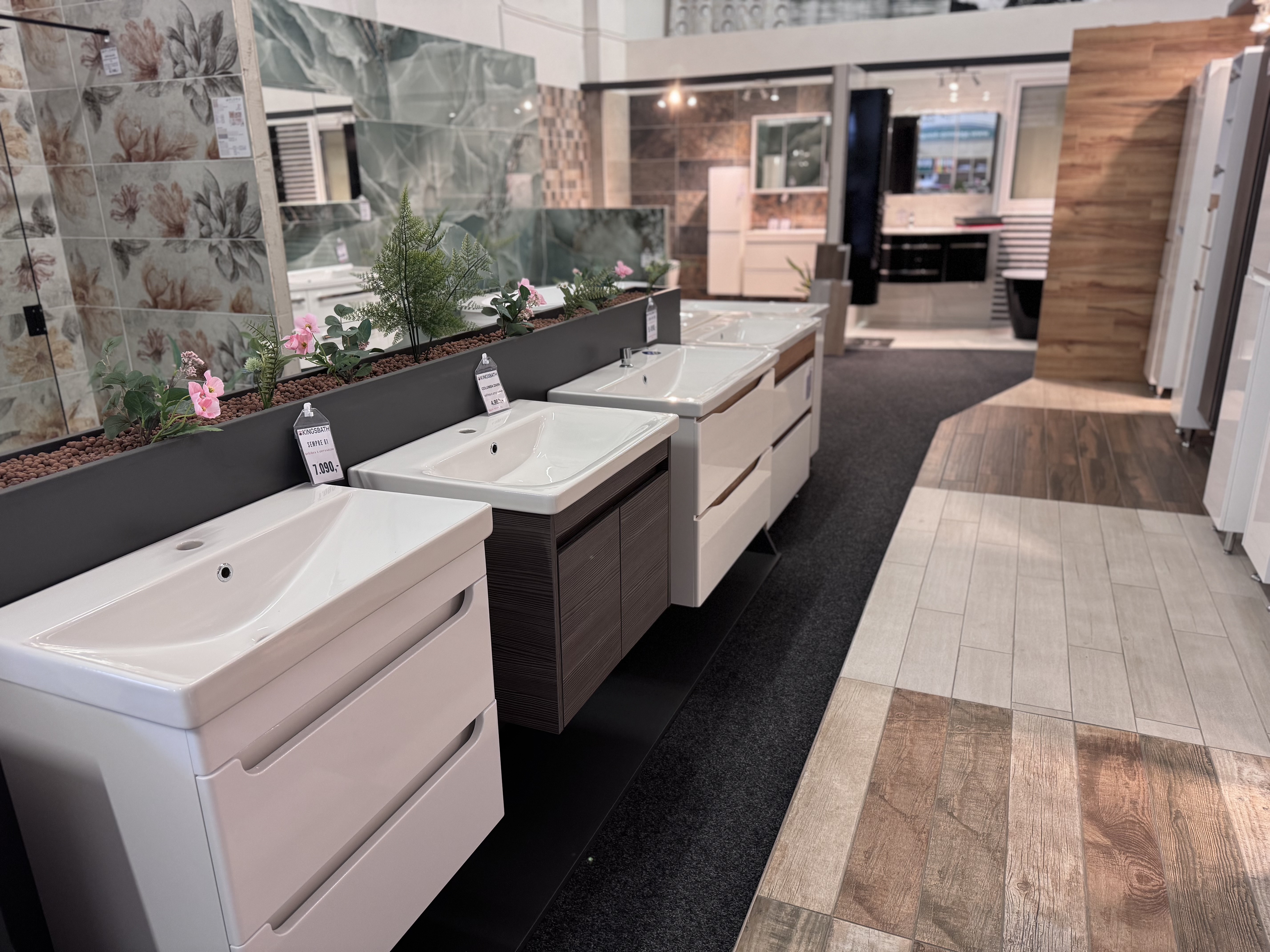 Aplomo koupelny – výběr v prodejně