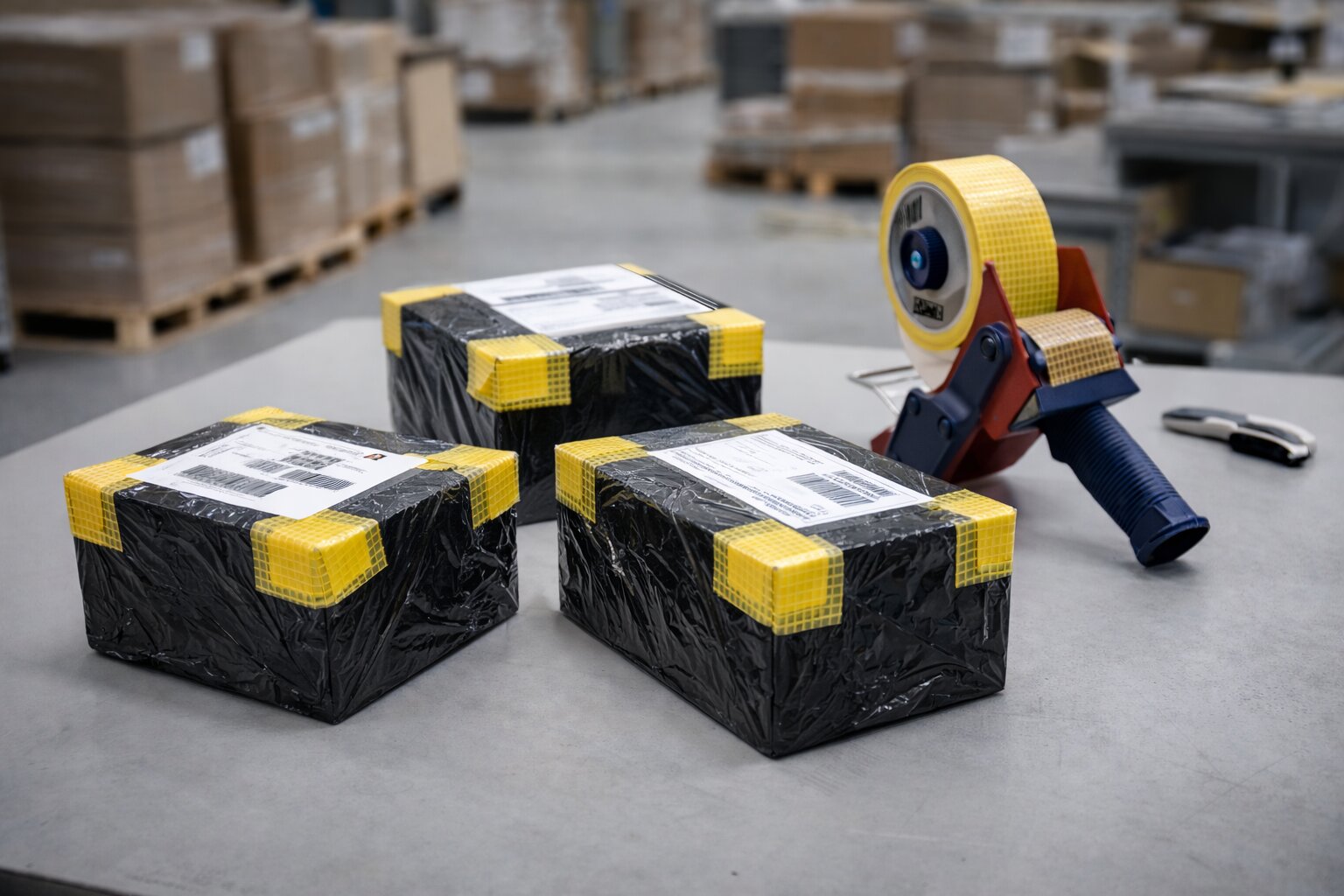 Aplomo – malé balíčky pečlivě balené a chráněné