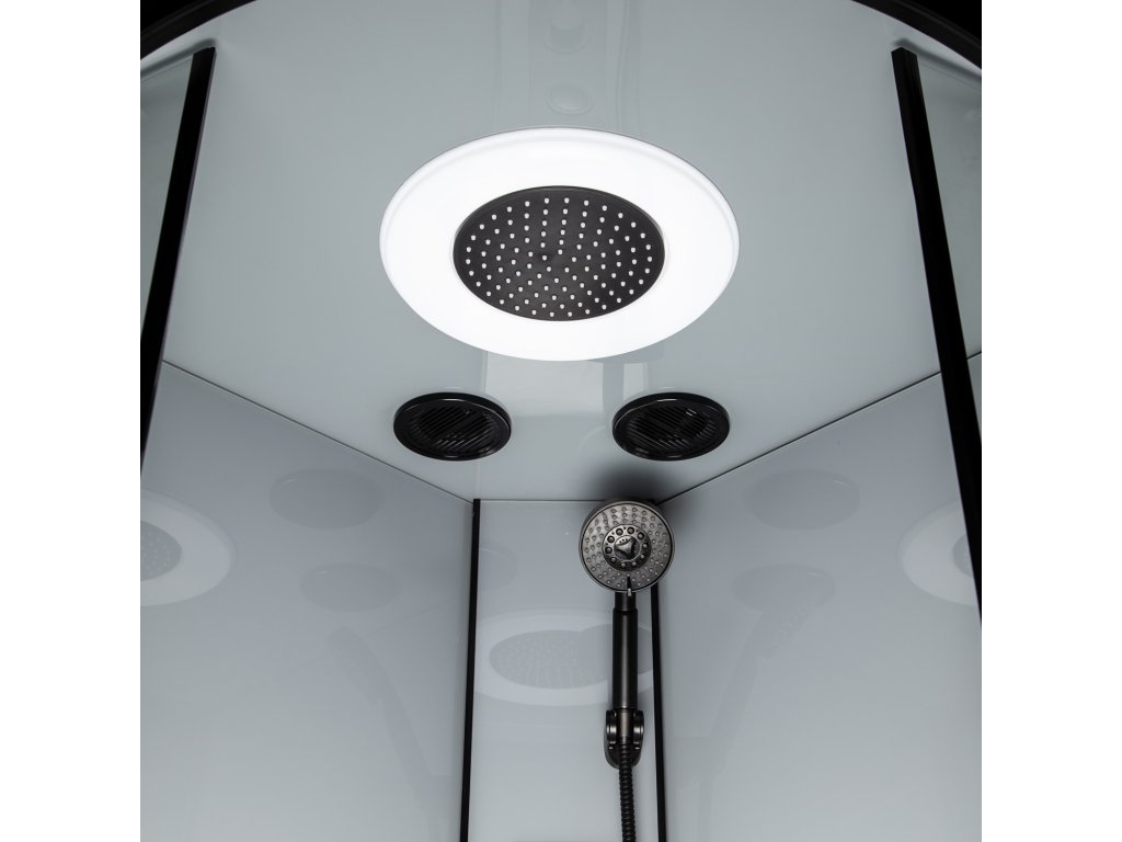 LED osvětlená stropní sprcha
