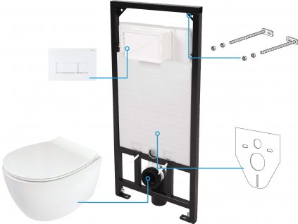5004 zestaw wc podtynkowy 6 w 1