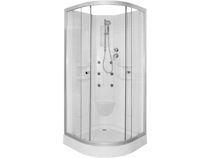 Masážní box bez stropu Aplomo Melian 90x90