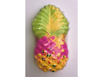 Šumivá koupelová bomba candy ananas (Barva Žlutá)