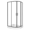 Sprchový kout Aplomo Solid 100x80 D black L