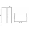 Black Edition Silves sprchové dveře 100x190 (Šířka dveří 100 cm)