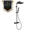 3379 black edition svart sprchovy set s baterii termostaticky