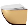4882 5 gold edition carlo mini rimless wc zavesne gold white
