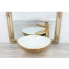 3286 2 gold edition sofia umyvadlo na desku white