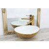 3286 3 gold edition sofia umyvadlo na desku white