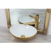 3286 4 gold edition sofia umyvadlo na desku white