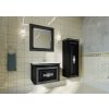 5707 1 kingsbath zrcadlo treviso black 80