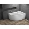 Polimat Mega 160x105 akrylátová vana (Délka vany 160 cm, Orientace Levá)